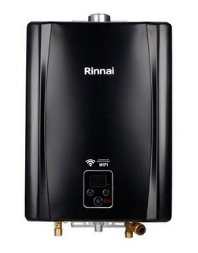 Aquecedor Rinnai Digital BLACK 21L a Gás REU-E210 FEHB Bivolt