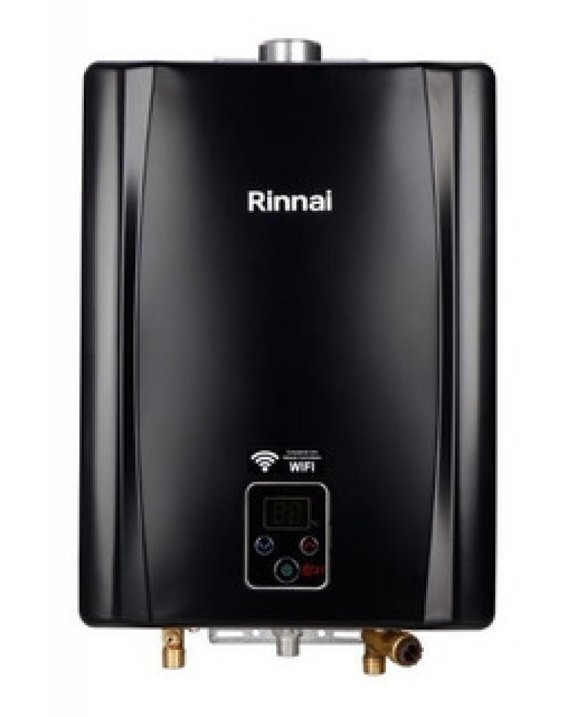 Aquecedor Rinnai Digital BLACK 21L a Gás REU-E210 FEHB Bivolt