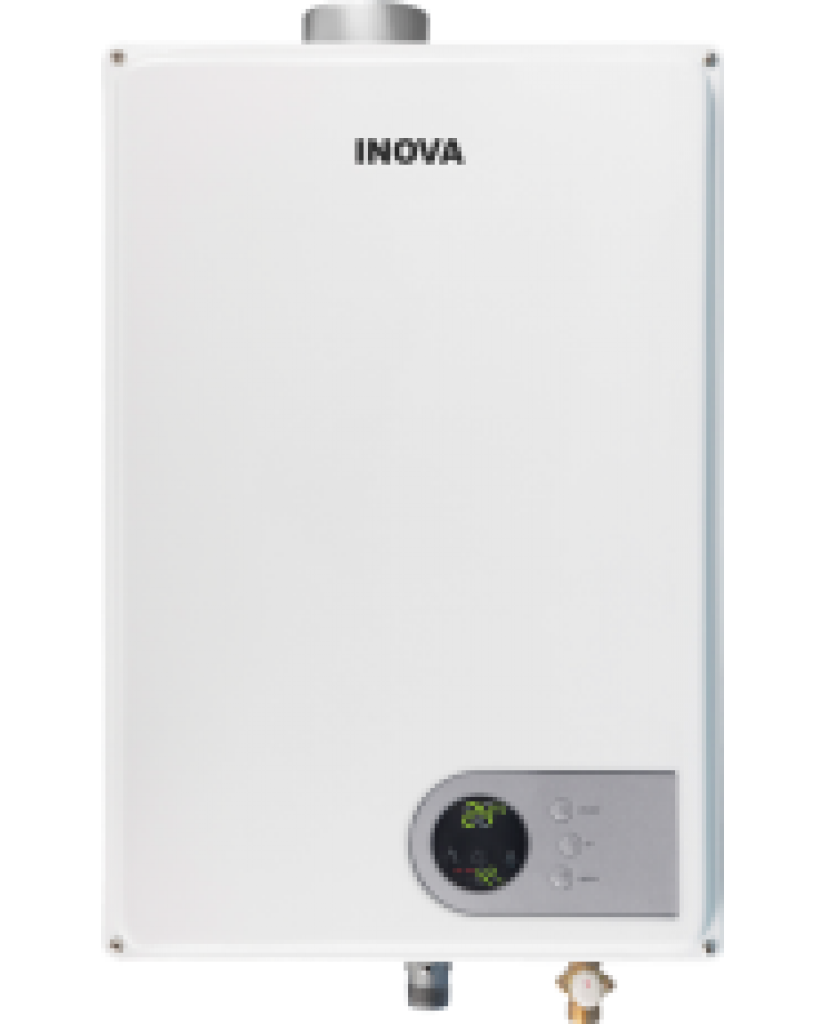 Aquecedor INOVA  Digital 230D Branco Bivolt 28 Litros
