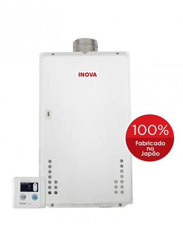 Aquecedor INOVA  Digital 370 D Branco ou Prata Bivolt  35Litros JAPONES