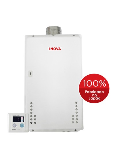 Aquecedor INOVA  Digital 370 D Branco ou Prata Bivolt  35Litros JAPONES