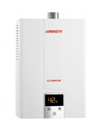 Aquecedor Lorenzetti LZ 2000DE - Branco  - EXAUSTÃO FORÇADA - DIGITAL