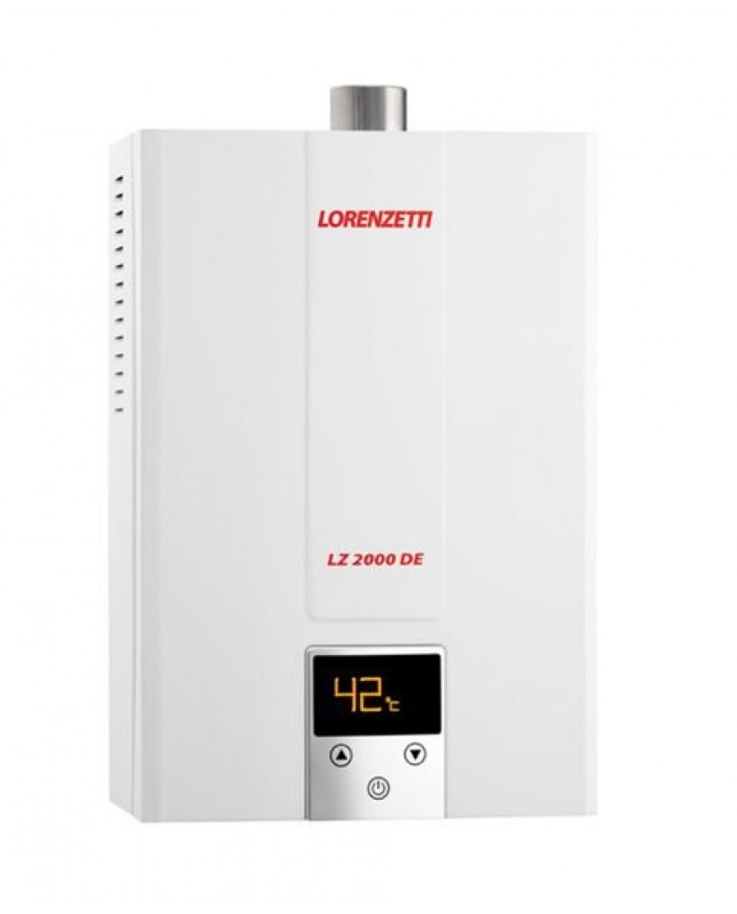 Aquecedor Lorenzetti LZ 2000DE - Branco  - EXAUSTÃO FORÇADA - DIGITAL