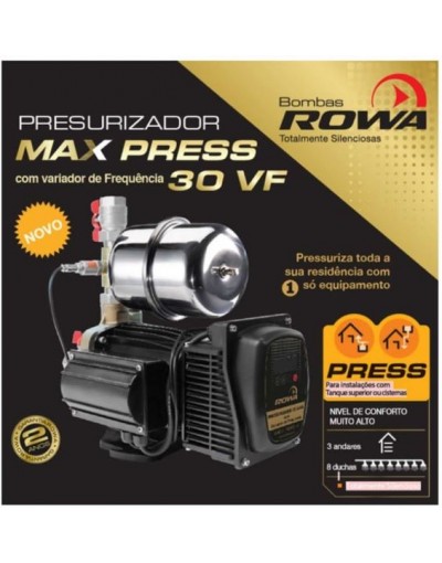 Pressurizador Rowa Max Press 30 VF
