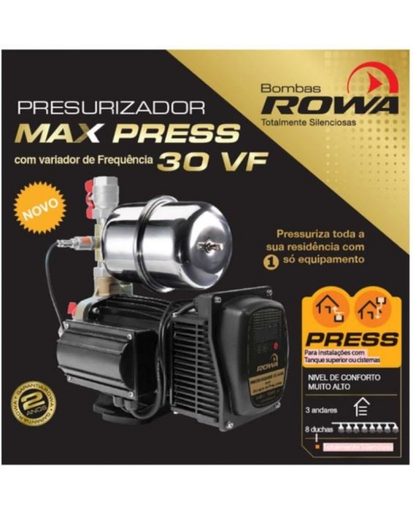 Pressurizador Rowa Max Press 30 VF