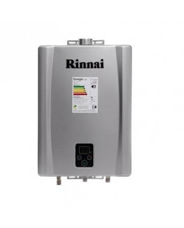 Aquecedor Rinnai Digital 21L Gás REU-E210 FEHG Prata Bv