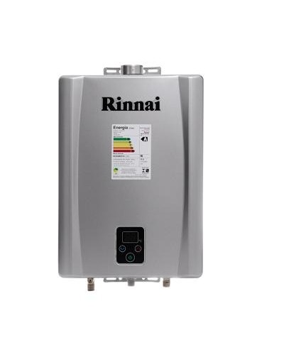 Aquecedor Rinnai Digital 17L Gás REU-E170 FEHG Prata Bv