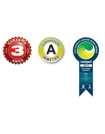 Aquecedor Rheem Digital 36L a Gás RB3AP36PV Bivolt