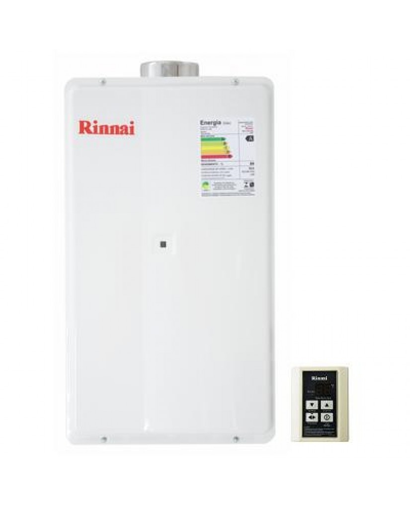 Aquecedor Rinnai Digital 32,5L a Gás REU2402 FEA Bivolt